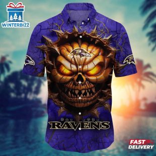 Baltimore Ravens NFL Trending Aloha Hawaiian Shirt