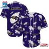 Baltimore Ravens Palm Tree Pattern Baseball Jersey Shirts