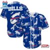 Buffalo Bills Palm Tree Pattern Baseball Jersey Shirts