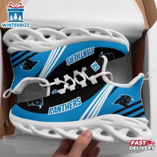 Carolina Panthers Basic NFL Logo Max Soul Shoes For Fans