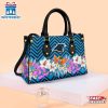 Carolina Panthers Flowers NFL Leather Handbag