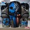 Carolina Panthers NFL Skull Iron Pattern Tumbler