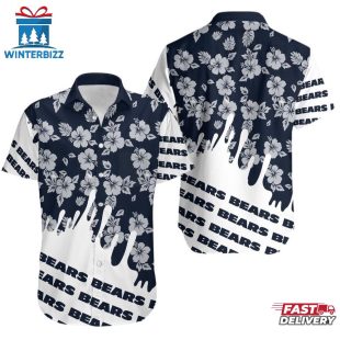 Chicago Bears Flower NFL Hawaiian Shirt