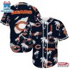 Chicago Bears Palm Tree Pattern Baseball Jersey Shirts