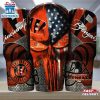 Cincinnati Bengals NFL Skull Iron Pattern Tumbler