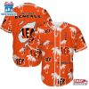 Cincinnati Bengals Palm Tree Pattern Baseball Jersey Shirts