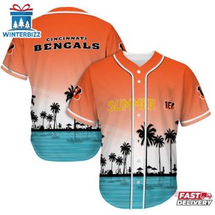 Cincinnati Bengals Summer On The Beach Baseball Jersey