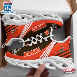 Cleveland Browns Basic NFL Logo Max Soul Shoes For Fans