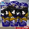 Custom Name Baltimore Ravens NFL Logo Mickey Mouse Tumbler For Fans