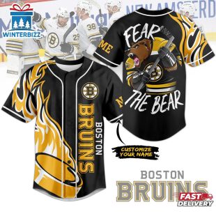 Custom Name Boston Bruins Baseball Jersey Shirt Gift For Fans