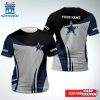 Custom Name Dallas Cowboys Sport Team NFL All Over Print T-Shirt