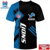 Custom Name Detroit Lions NFL All Over Print T-Shirt