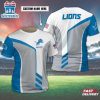 Custom Name Detroit Lions Sport Team NFL All Over Print T-Shirt