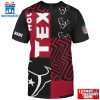 Custom Name Houston Texans NFL All Over Print T-Shirt