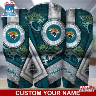 Custom Name Jacksonville Jaguars NFL Football Sport Tumbler Gift For Fans