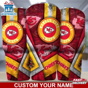 Custom Name Kansas City Chiefs NFL Football Sport Tumbler Gift For Fans