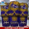 Custom Name NFL Baltimore Ravens NFL Skull Tumbler For Sports Fan