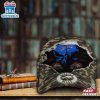 Custom Name NFL Bills Punisher Skull Baseball Cap
