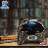 Custom Name NFL Broncos Punisher Skull Baseball Cap