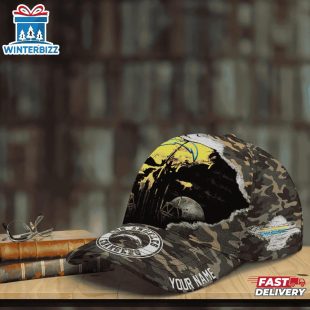 Custom Name NFL Chargers Punisher Skull Baseball Cap