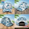 Custom Name NFL Detroit Lions Hawaiian Pattern Baseball Cap