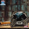 Custom Name NFL Eagles Punisher Skull Baseball Cap