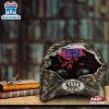 Custom Name NFL Giants Punisher Skull Baseball Cap