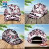 Custom Name NFL Houston Texans Hawaiian Pattern Baseball Cap
