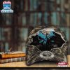 Custom Name NFL Jaguars Punisher Skull Baseball Cap
