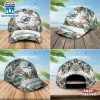Custom Name NFL Miami Dolphins Hawaiian Pattern Baseball Cap