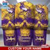 Custom Name NFL Minnesota Vikings NFL Skull Tumbler For Sports Fan