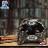 Custom Name NFL Packers Punisher Skull Baseball Cap