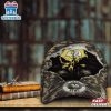 Custom Name NFL Rams Punisher Skull Baseball Cap
