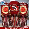 Custom Name NFL San Francisco 49ers Sport Team Football Tumbler For Fans