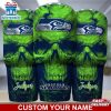 Custom Name NFL Seattle Seahawks NFL Skull Tumbler For Sports Fan