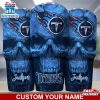 Custom Name NFL Tennessee Titans NFL Skull Tumbler For Sports Fan