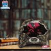 Custom Name NFL Texans Punisher Skull Baseball Cap