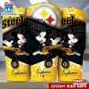 Custom Name Pittsburgh Steelers NFL Logo Mickey Mouse Tumbler For Fans
