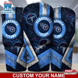Custom Name Tennessee Titans NFL Football Sport Tumbler Gift For Fans