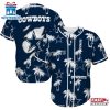 Dallas Cowboys Palm Tree Pattern Baseball Jersey Shirts