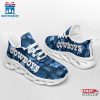 Dallas Cowboys Tropical Flowers NFL Max Soul Shoes For Fans