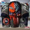 Denver Broncos NFL Skull Iron Pattern Tumbler