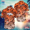 Denver Broncos Skull Pattern NFL Hawaiian Shirt