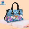 Detroit Lions Flowers NFL Leather Handbag
