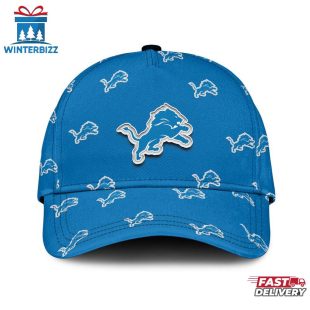 Detroit Lions Print Patterns Allover Print Classic Cap