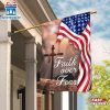 Faith Over Fear Jesus Christian Cross American House And Garden Flag