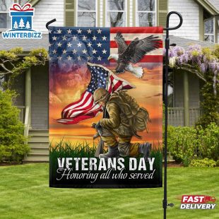 Flag American Soldier House And Garden Flag Decor