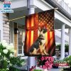 German Shepherd Jesus Cross American House And Garden Flag