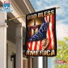 God Bless America Christian Cross House And Garden Flag