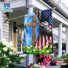 God Bless America Christian Cross US House And Garden Flag
